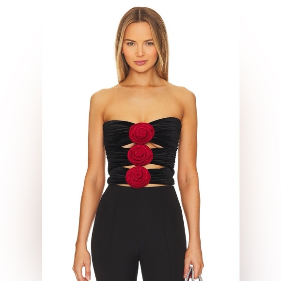 Ronny Kobo Gatsy Velvet Top - Picture 1 of 11